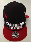 Image of Cali Flag Hat - Black w/ red (7 3/4 ONLY)