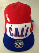 Image of Cali Team Hat - Wht w/ red & blue