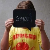 Image of Speechbubble Blackboard (Small Size)