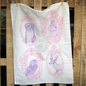 Image of 'Woodland' teatowel by The Rose Petal Deer