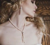 Image of Gaia Luxury Pearl Earrings and Necklace