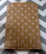 Image of Dots in Kraft Treat Bags