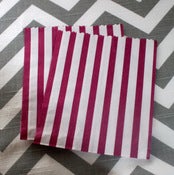Image of Purple Candy Striped Bags 