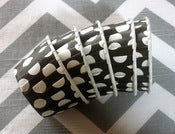 Image of Black Polka Dot Candy Cup