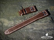 Image of Aviator Watch Strap - Brown Buffalo (22mm)