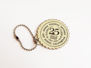 Image of Vintage Spin Calendar Keychain