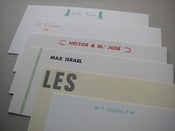 Image of Juego de papelería personal