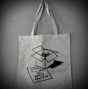 Image of TOTE BAG (CAT IN A BOX)