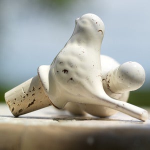 Image of Ceramic Bird Bottle Stopper
