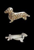 Image of Rhinestone Dachshund Pin