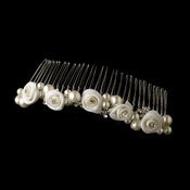 Image of Rose comb in white or ivory