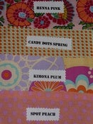 Image of fabrics for blankets, lovies, and burpies