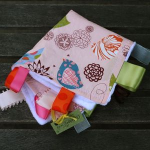 Image of TOP SELLER: Starling in Pink Ribbon Blankie
