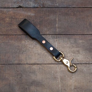 Image of Riveted Key Carry - Dark Brown