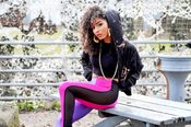Image of 6 PANEL VIOLET Vs FUCHSIA LEGGINGS...