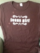 Image of Youth Jesus Girl Tee Shirt - Brown