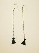 Image of Triangular Drop Earrings