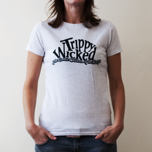 Image of Trippy Wicked - Girls Light Grey T-Shirt