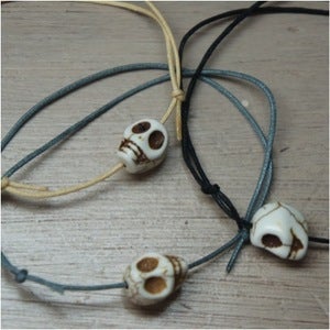 Image of Skull Friendship Bracelet