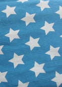 Image of Sky blue stars jersey (by half metre)
