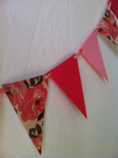 Image of Pink and Gray Paper Bunting