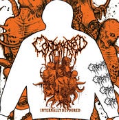 Image of CONDEMNED white hoodie Orange-rare