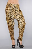 Image of Minkpink leopard print harem pants