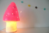 Image of Petite veilleuse champignon vert anis ♥