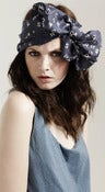 Image of SS2012: Scarf with allover "LETTERS" print.