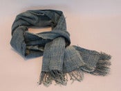 Image of SFV MERCANTILE VINTAGE AFRICAN INDIGO DYED FABRIC SCARF #1