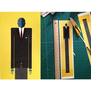 Image of A Tall Man Print!