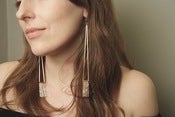 Image of Copper Fringe Earrings