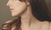 Image of Bent Copper Pipe Earrings