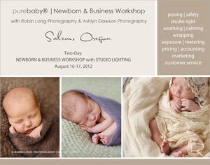 Image of SALEM, OR  | TWO-DAY Studio Lighting & Business Newborn Workshop | PPA CERTIFIED