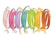 Image of Anne Leather Bracelet-Spring Brights