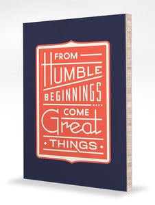 Image of Humble Beginnings - Mounted