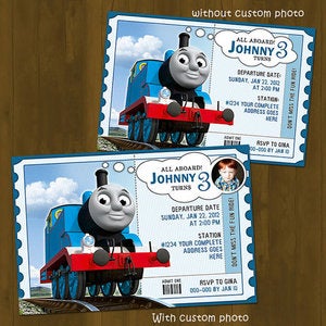 Image of Thomas Train Birthday Invitation (Thomas and Friends)