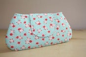 Image of Lindsay Clutch in Red Floral 