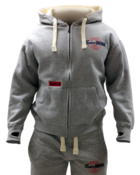 Image of Vintage Lifestyle Full Zip Hoodie [Grey]