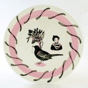 Image of Sailor and a blackbird plate