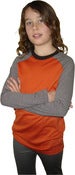 Image of 100% MERINO - unisex retro stripe raglan