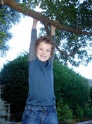 Image of 100% MERINO - boys contrast sleeve raglan