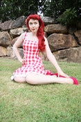 Image of 'Kitty' dress - red and white check *Valentine's Day Special Edition*