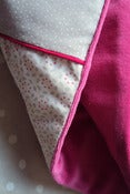 Image of Couverture pour enfants "Fleurs & Flocons" pièce unique