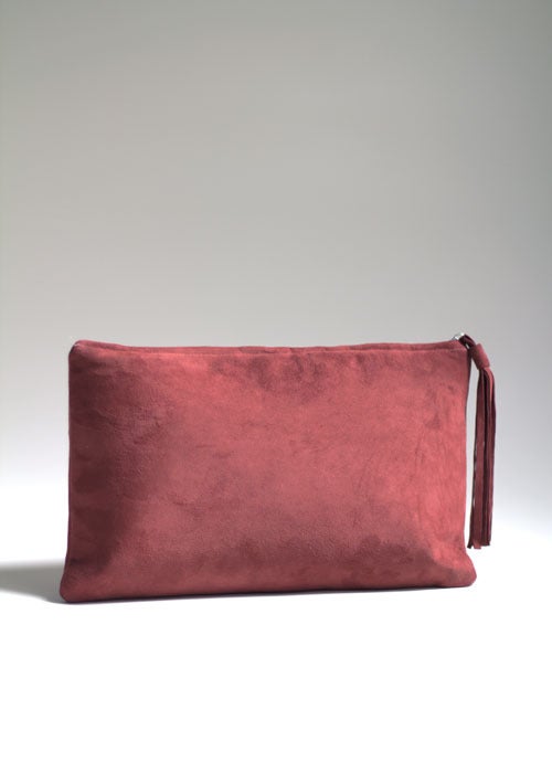Image of soft as butter red clutch