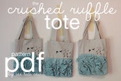 Image of Crushed Ruffle Tote PDF Pattern