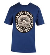 Image of Cheese T-Shirt - Blue and White 