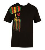 Image of Rasta Drip T-Shirt - Black Rasta