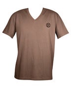 Image of V Neck - Grey and Black
