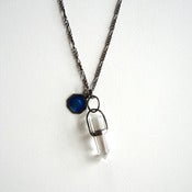 Image of Virgin and crystal necklace
